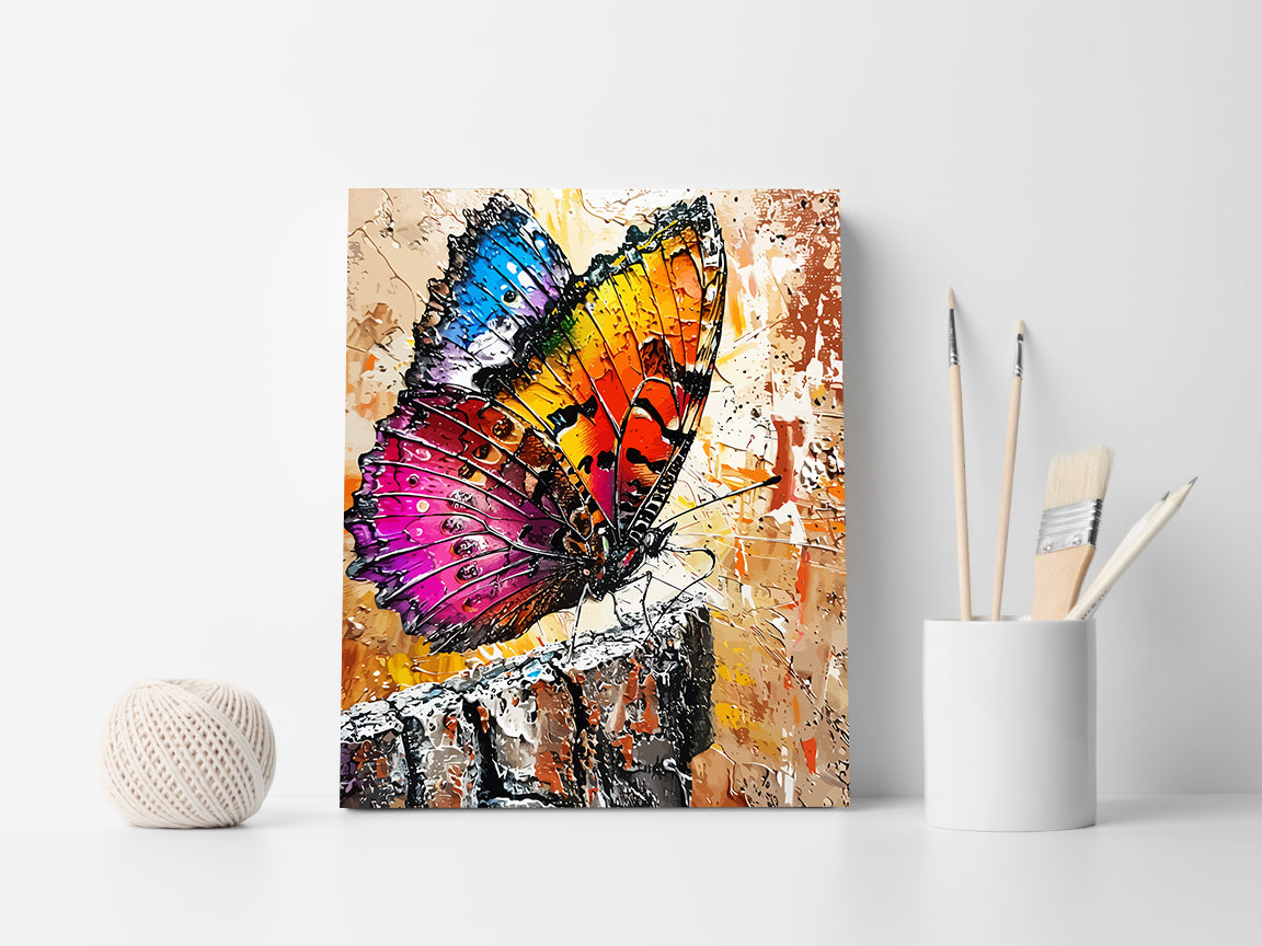 Set Pictură pe numere - Fluture 6046