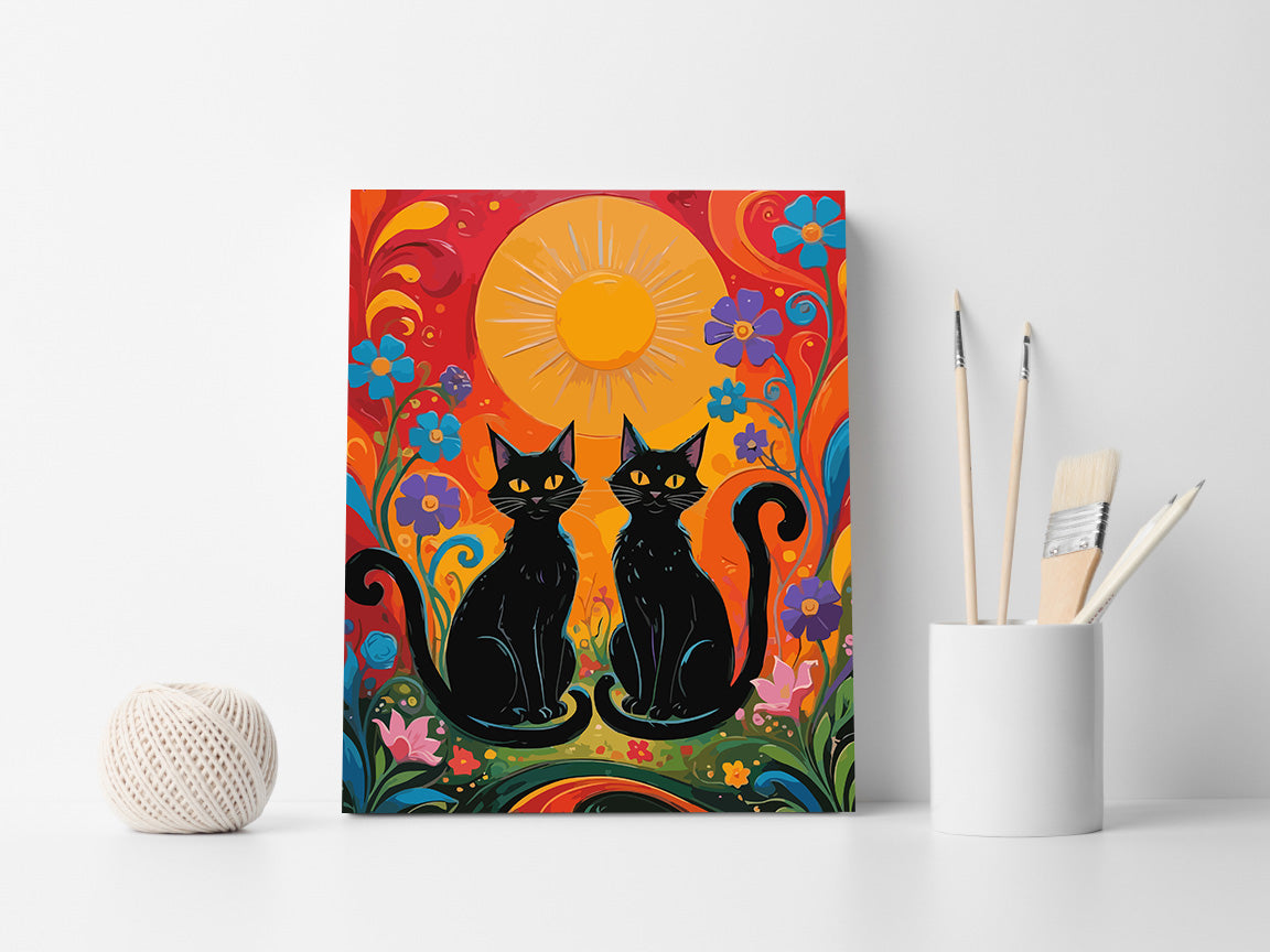 Pictura pe Numere – Siluete de catifea 7347