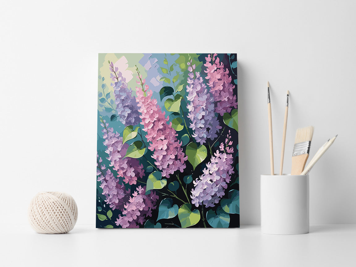 Pictura pe Numere – Parfum de liliac 7034