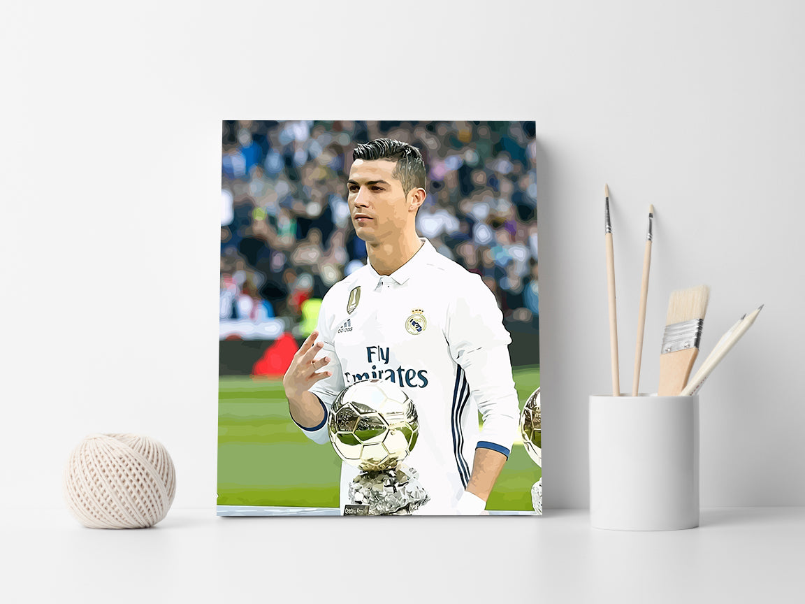 Set Pictură pe numere - Cristiano Ronaldo
