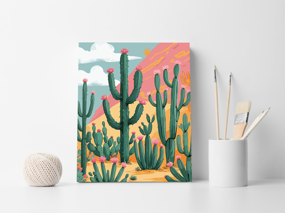 Pictura pe Numere – Oaza de coral 6916