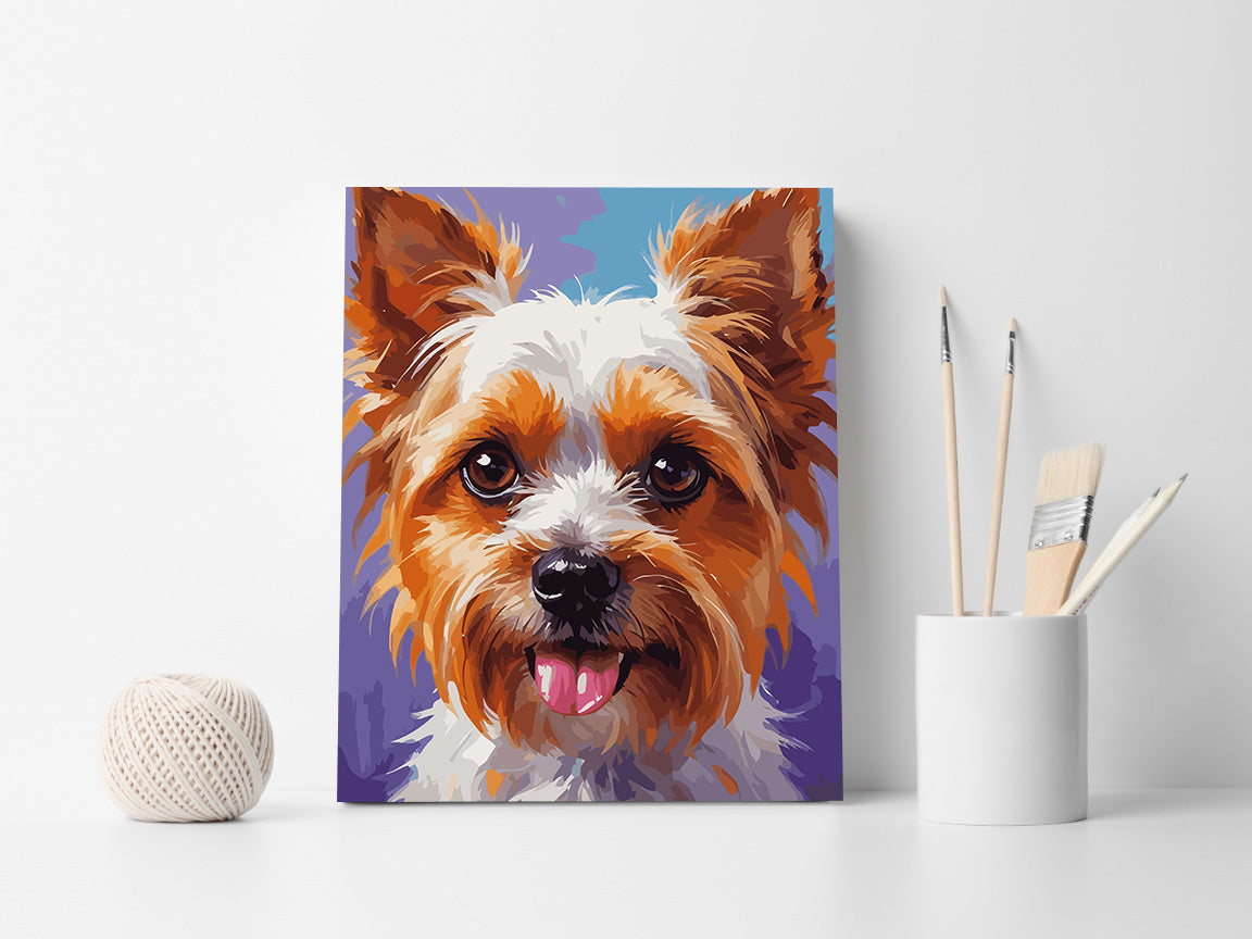Pictura pe Numere – Zambetul strengarului yorkie 7392