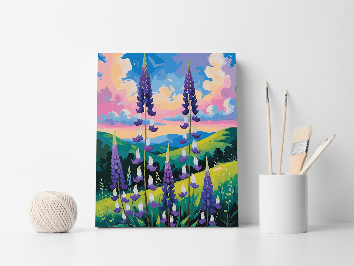 Pictura pe Numere – Lupini in simfonia zorilor 7256