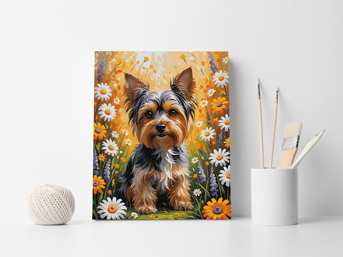 Pictura pe Numere – Micul yorkie 7473