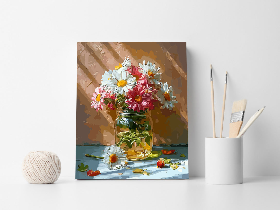 Pictura pe Numere – Flori culese in zori 6642
