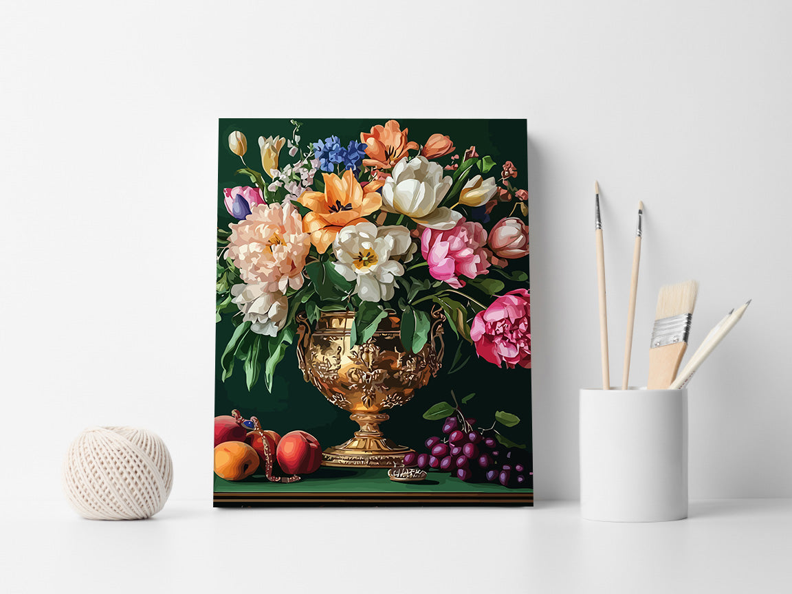 Pictura pe Numere – Opulenta florala 6534