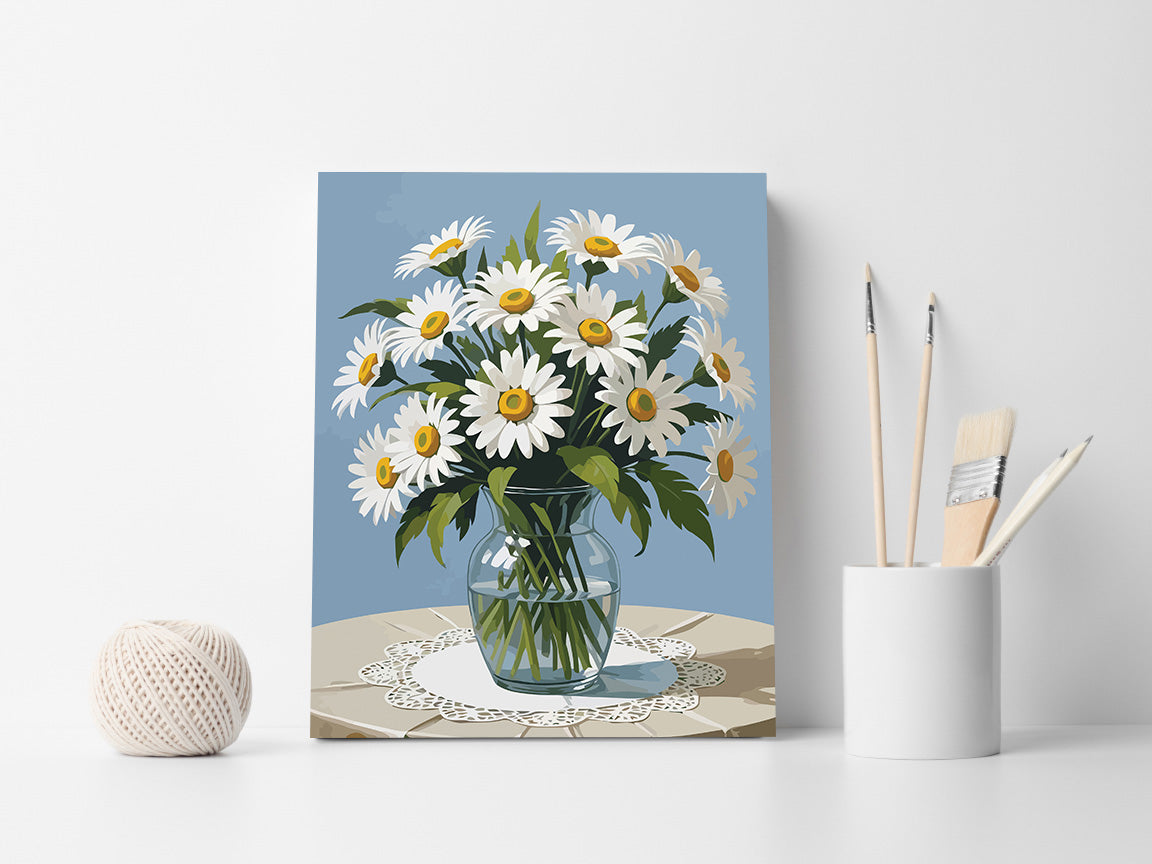 Pictura pe Numere – Puritate alba 7086