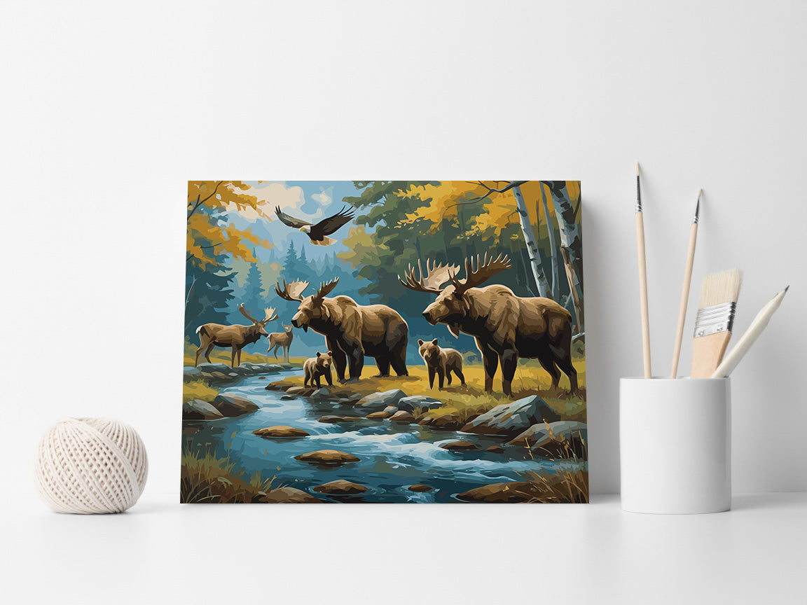 Pictura pe Numere – Tinutul elanilor 7370
