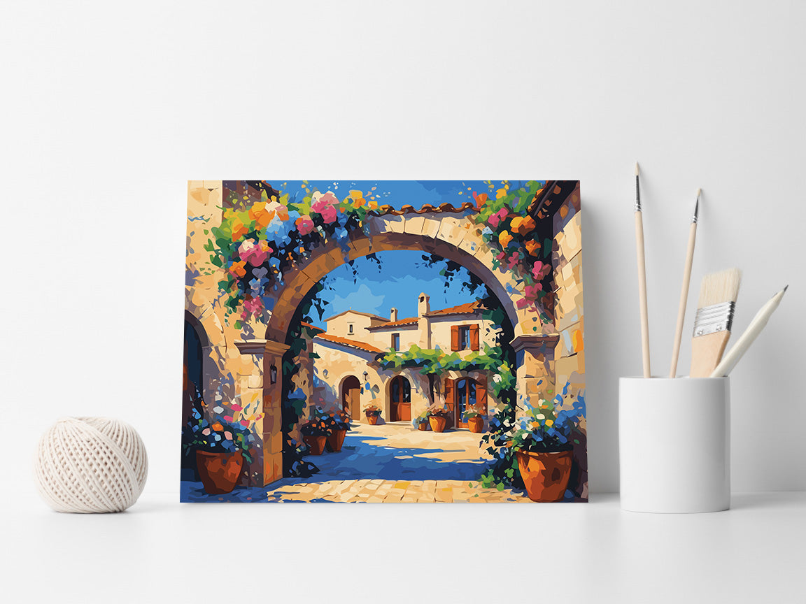 Pictura pe Numere – Orasul florilor 6959