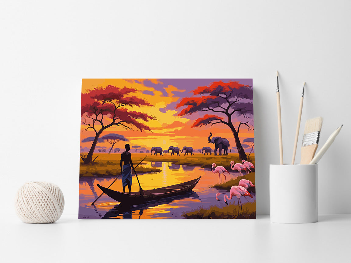 Pictura pe Numere – Linistea de pe rau 7381